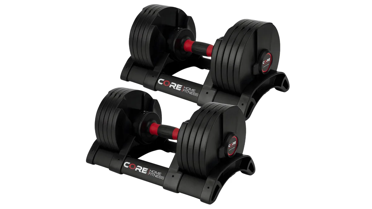 Core Home Fitness Adjustable Dumbbell Set