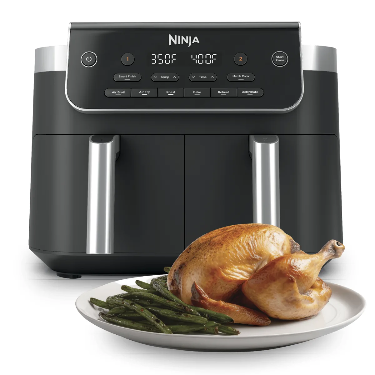 Ninja DZ801 DualZone 8-Quart Dual Air Fryer